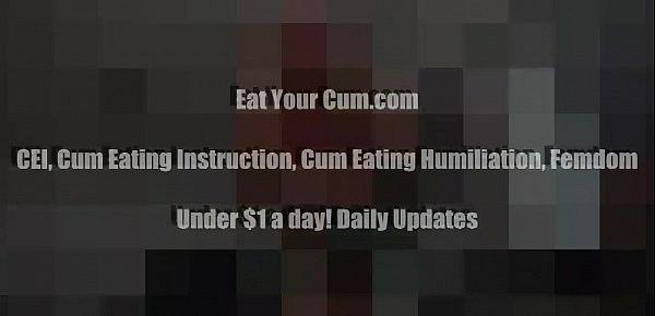  Cum Eating Instructions Astro Domme
